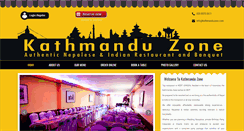 Desktop Screenshot of kathmanduzone.com